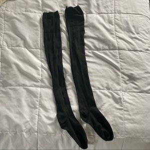 Pacsun Black Thigh High Socks!